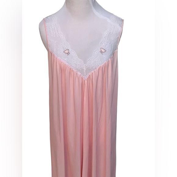 lucie ann Other - VTG Claire Sandra Lucie Ann Beverly Hills Medium Lingerie Negligée Peignoir Pink